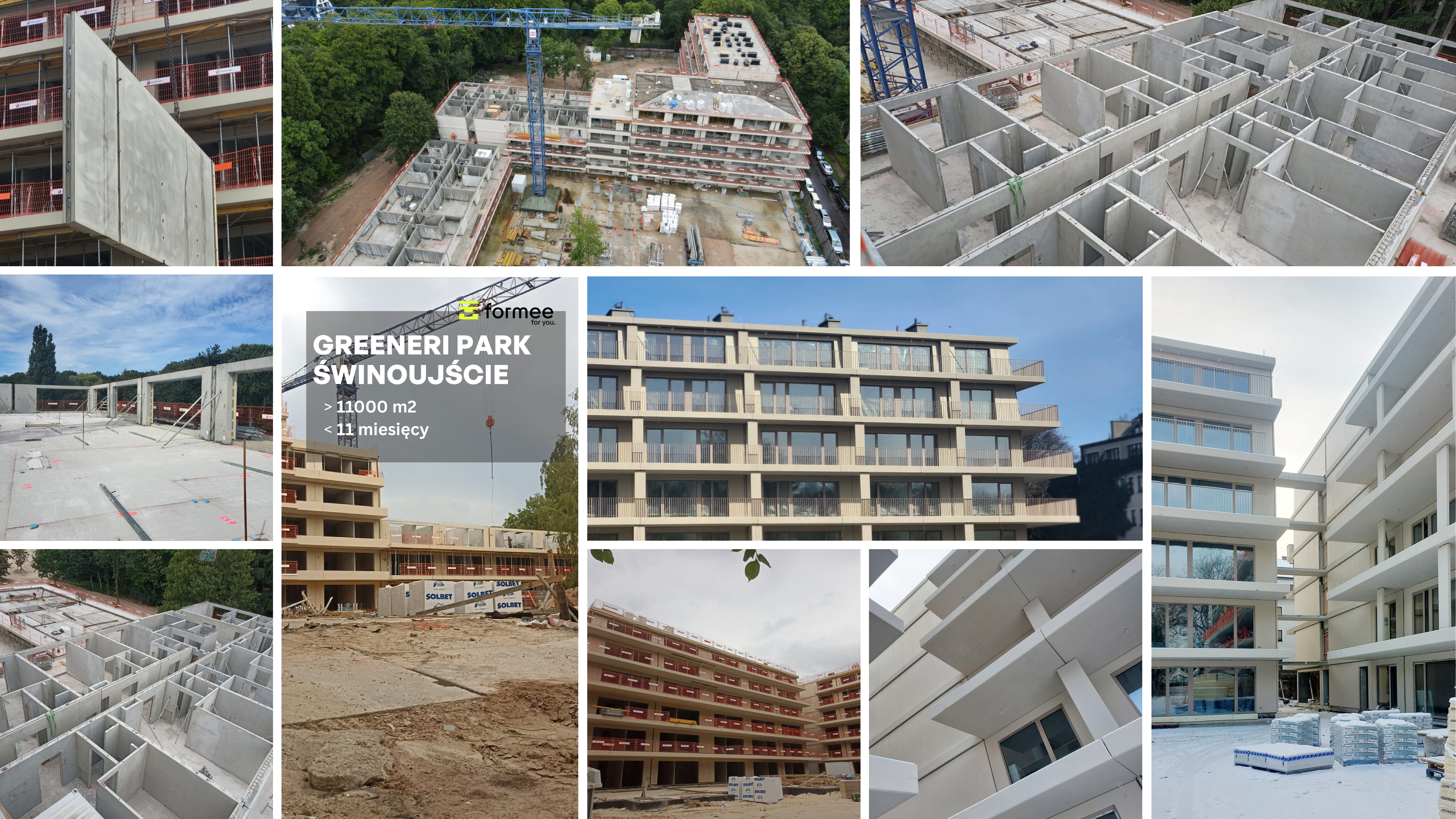 Greeneri Park – Świnoujście – prefabrykowane ściany i balkony